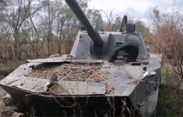 Украинские воины затрофеили самоходную пушку 2С9 «Нона»