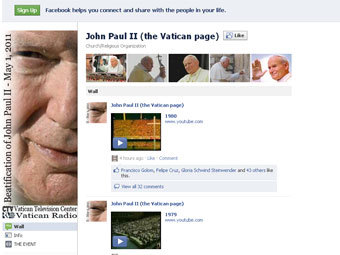 У Иоанна Павла II появился аккаунт на Facebook