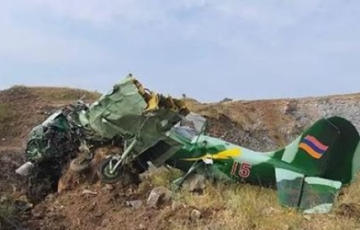 В Армении разбился военный самолет
