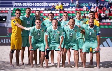 Сборная Беларуси по пляжному футболу обыграла Португалию