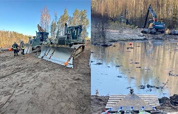 В Литве достали из болота бронемашину военных США, пропавших на границе с Беларусью