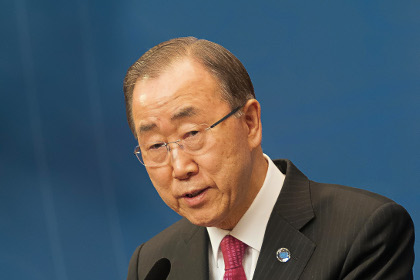 Пан Ги Мун призвал прекратить вооруженные действия в зоне карабахского конфликта