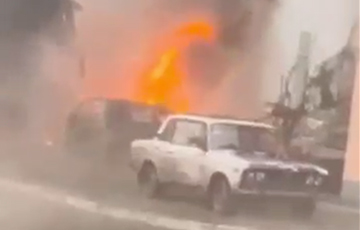 Кадыровцы вместо съемок постановочного видео попали под настоящий обстрел и в панике бежали