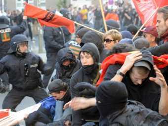 В Берлине арестовали 289 участников первомайских беспорядков