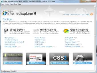 Microsoft показала разработчикам Internet Explorer 9