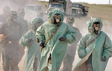 В Беларуси тренируются московитские войска радиационной, химической и биологической защиты