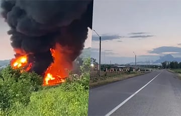 Под Ростовом в Гуково украинские БПЛА разбомбили крупную нефтебазу
