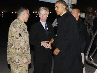 Обама прибыл с необъявленным визитом в Афганистан