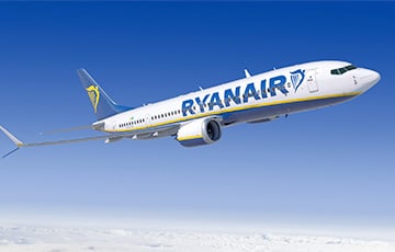 Самолет Ryanair, летевший из Милана в Вильнюс, залетел в Беларусь