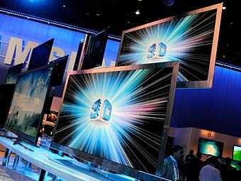 Samsung начнет серийный выпуск телевизионных панелей с поддержкой 3D