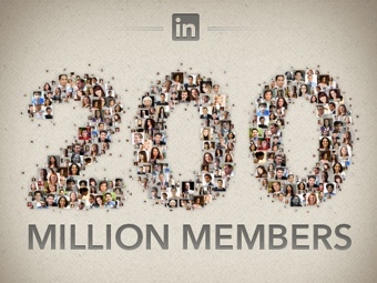 В профессиональной соцсети LinkedIn насчитали 200 миллионов пользователей