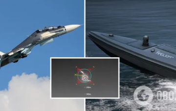 Украина первой в мире сбила с морского дрона Magura истребитель Су-30: видео
