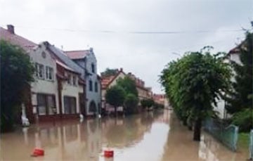 На севере Польши подтопило несколько городов