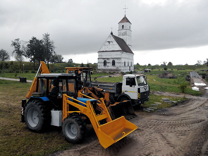 В Заславле восстанавливают церковь XVI века
