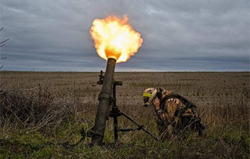 Украинские военные огнем из минометов накрыли позиции московитов под Бахмутом