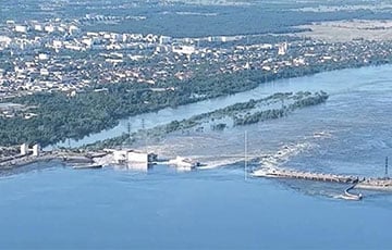 Московитские оккупанты взорвали Каховскую ГЭС