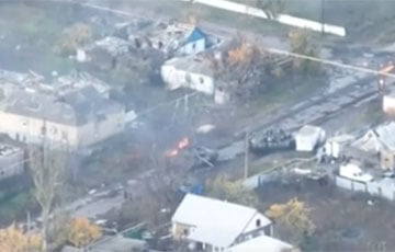Спецназ ВСУ уничтожил московитский танк Т-80 в Донецкой области