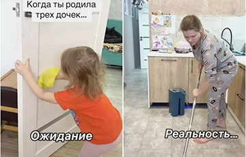 Ожидание и реальность: беларуска показала в TikTok настоящую жизнь матери троих детей