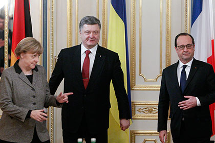 Меркель и Олланд переговорят с Порошенко до встречи с Путиным