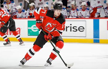«Нью-Джерси» Егора Шаранговича выиграл девятый матч подряд в НХЛ
