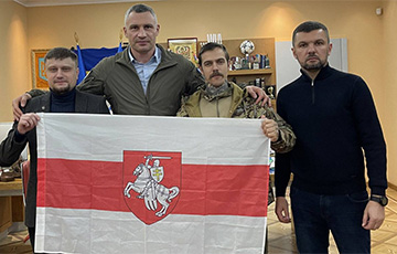 Командир полка Калиновского встретился с мэром Киева Виталием Кличко