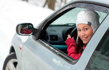Как беларусские водители помогают друг другу на дороге зимой