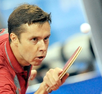 Белорус Владимир Самсонов вышел в 1/8 финала открытого чемпионата Польши по настольному теннису