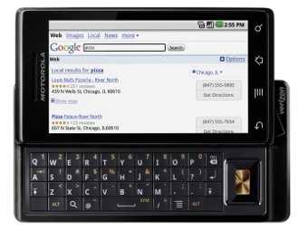 Motorola представила первый смартфон на платформе Android 2.0