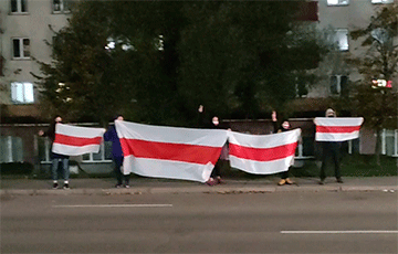 Витебск присоединился к вечерним акциям протеста