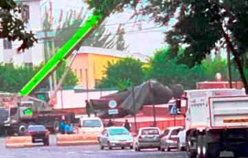 В Кыргызстане снесли самый большой в Центральной Азии памятник Ленину