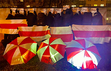 Минчане вышли на вечерние протесты