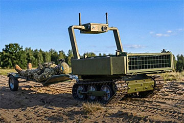 ВСУ получили новый наземный дрон Vepr для эвакуации раненых