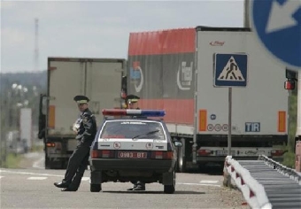Гололед стал причиной пробки на польско-белорусской границе