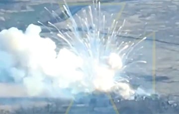 Зрелищная детонация боекомплекта московитского «Солнцепека» попала на видео