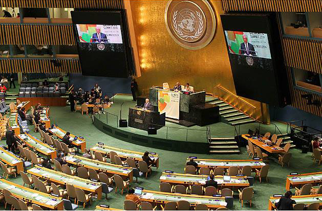 Мясникович в ООН выступал перед полупустым залом