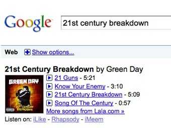 Google открыл музыкальный поисковик