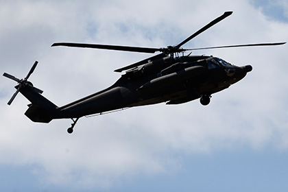 В Японии разбился американский военный вертолет