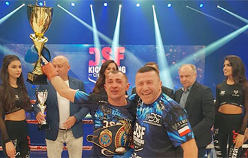 Белорус Юрий Жуковский завоевал титул чемпиона мира по кикбоксингу