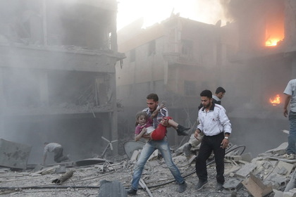 Десятки мирных жителей стали жертвами авианалета в Сирии