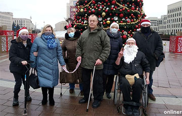 Люди с инвалидностью вышли на акцию протеста в Минске
