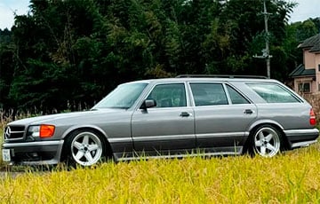 В Японии показали уникальный универсал Mercedes S-Class W126