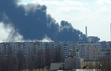 Над Брестом почти месяц будет стелиться черный дым