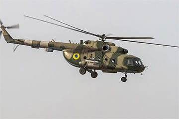 Украинский экипаж вертолета Ми-8 сбил московитский «Шахед» пулеметным огнем