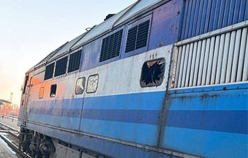 Московитский дрон в праздник 8 марта атаковал пассажирский поезд Киев-Сумы