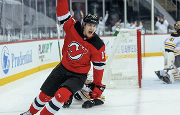 Шарангович стал шестым беларусом, набравшим 100 очков в НХЛ