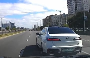 Дорожный конфликт из Минска попал на видео