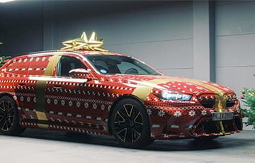 Новый BMW M5 рассекретили в рождественском поздравлении