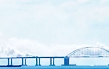 Крымский мост в дыму: московиты используют все средства для защиты
