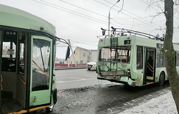 В Минске водитель троллейбуса заснул за рулем