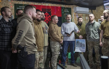 Как «Хартия» встречает Рождество на позициях